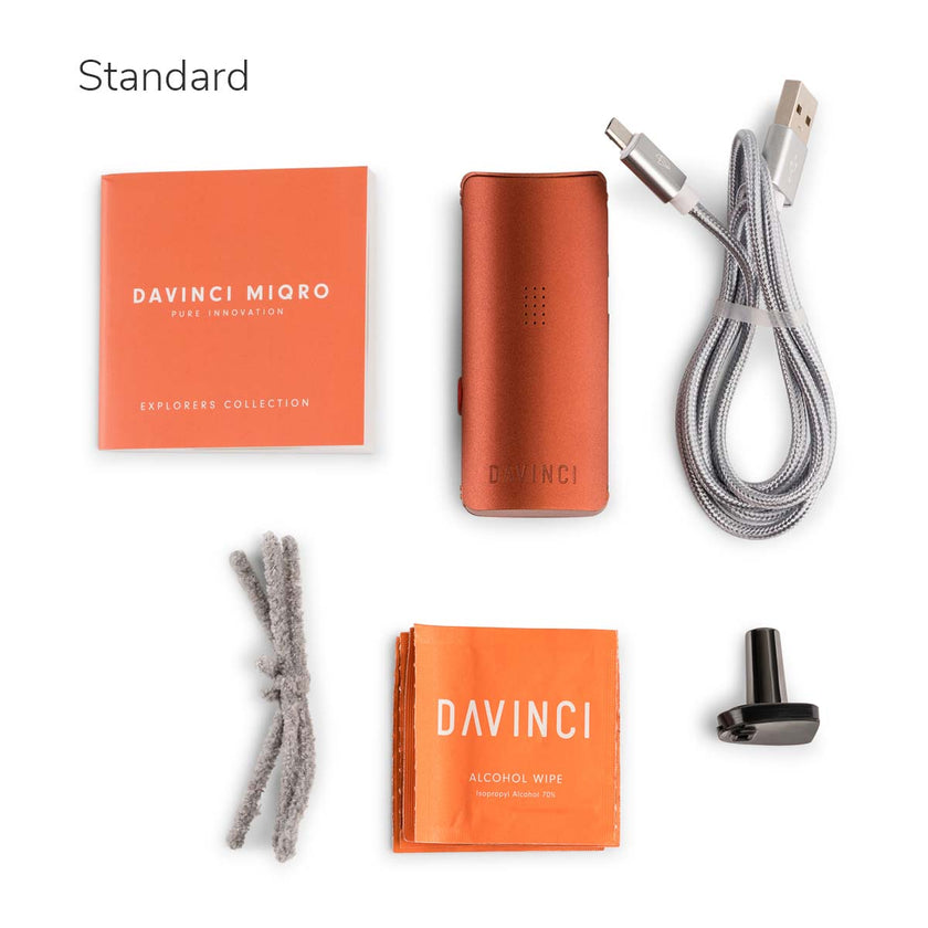 Lightly used DaVinci Miqro Vaporizer Standard box content