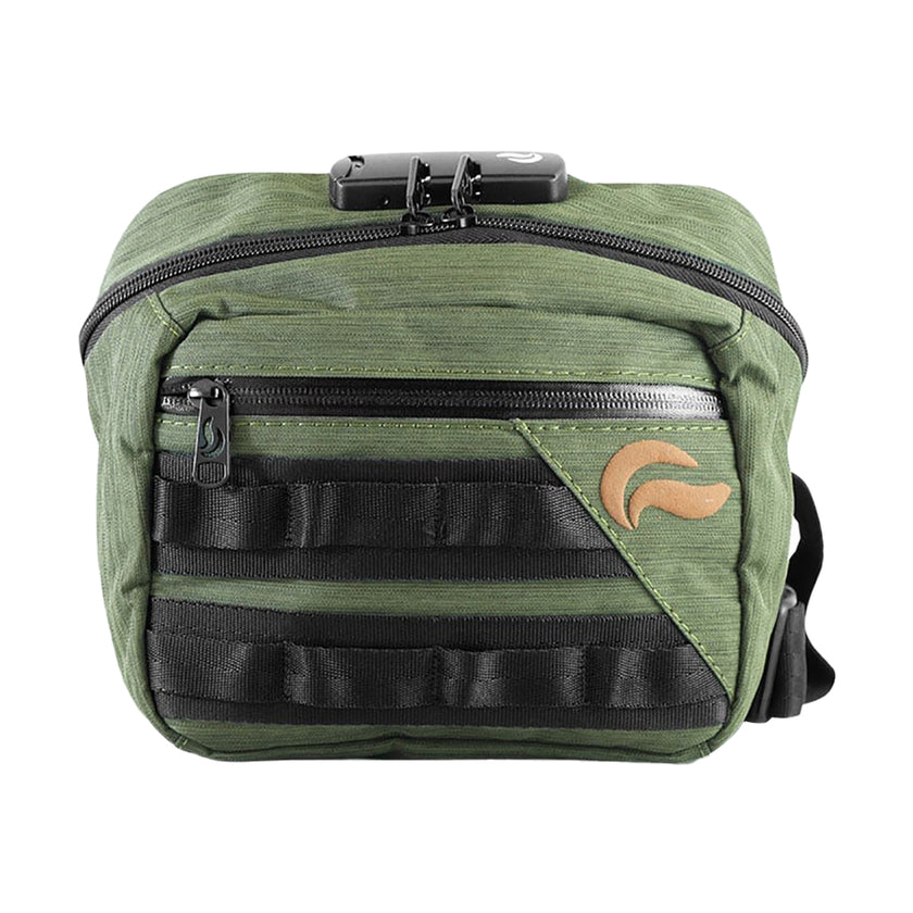 Skunk Kross Smell Proof Bag Green Front View